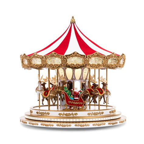 Mr. Christmas Regal Carousel Musical Animated Indoor Christmas ...