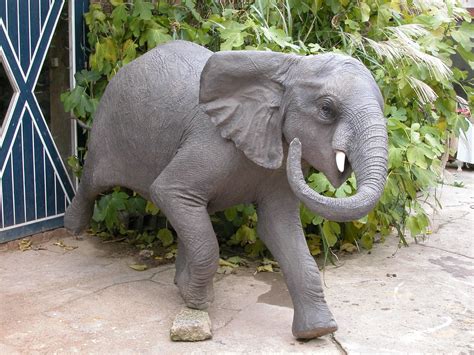 African elephant - Polyester - Color : natural - Size Medium ...