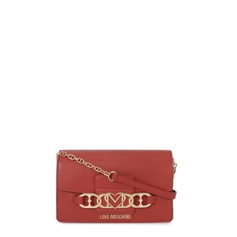 Buy Women Rust LM Chain Logo Shoulder Bag Online at The Collective ...