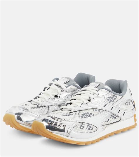 Orbit metallic sneakers in metallic - Bottega Veneta | Mytheresa