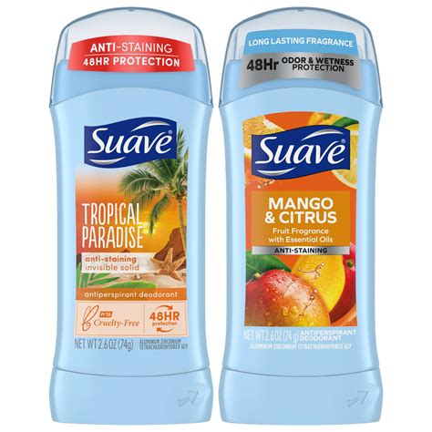 Amazon.com : Suave Deodorant Antiperspirant for Women, Variety Pack ...