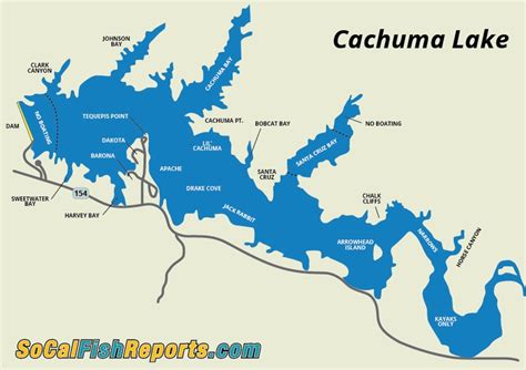 Cachuma Lake - Fish Reports & Map