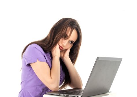 女孩 计算机 工作 疲劳 办公室 女人 独立 女孩_高图网-免费无版权高清图片下载