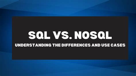 Image result for SQL Queries Format NoSQL vs SQL