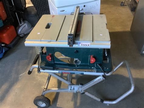 BOSCH 4100 10" TABLE SAW ON BOSCH TS3000 GRAVITY RISE STAND