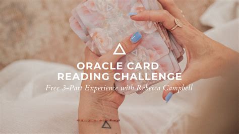 Free Oracle Card Reading Challenge - You are in! - Rebecca Campbell