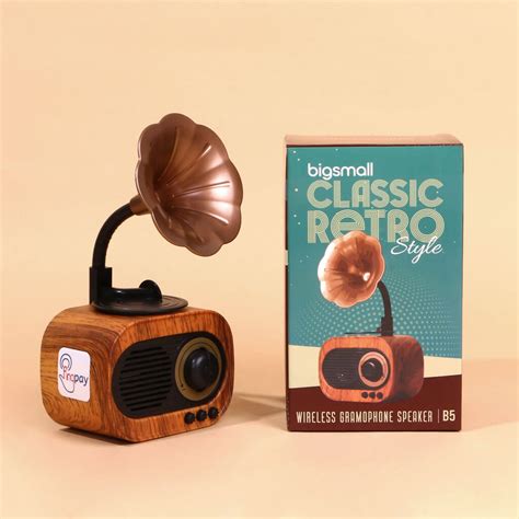 FingPay - Customized Vintage Gramophone Bluetooth Speaker – Bigsmall.in