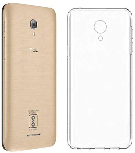 Inktree& Soft Silicone Transparent Crystal Clear Soft Back Case Cover ...