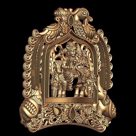 Buy Exquisite Shiv Parvati 3D Model - Divine 3DM Printable File