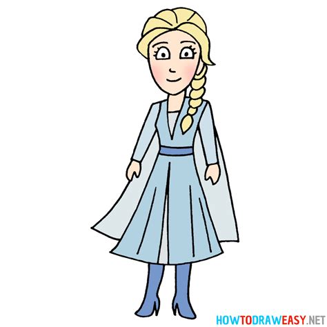 Image result for Simple Elsa Drawing