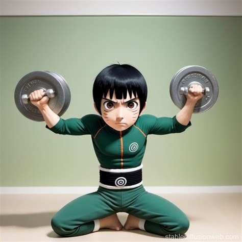 rock lee from naruto shedding his weights his weights are actually ...