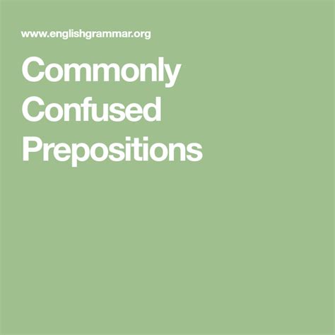 Commonly Confused Prepositions | Fill in the blanks with an appropriate ...