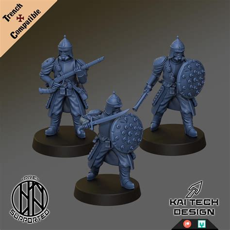 Sapper Miniatures Trench Crusade Iron Wall of the Sultanate 3D Printed ...