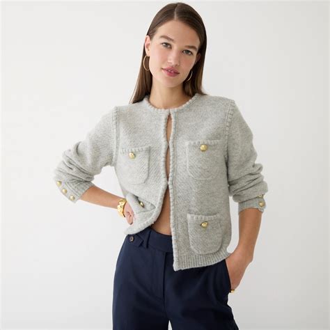 J.Crew: Odette Sweater Lady Jacket For Women
