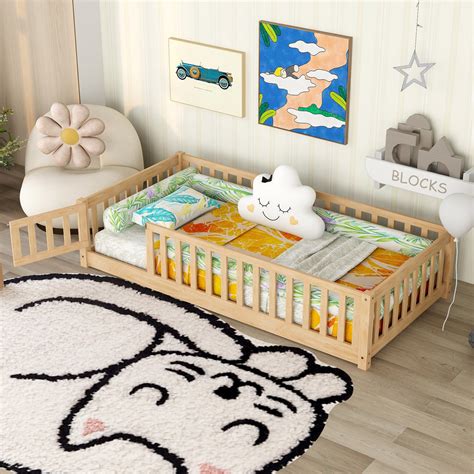 Snapklik.com : Bellemave Twin Size Floor Bed