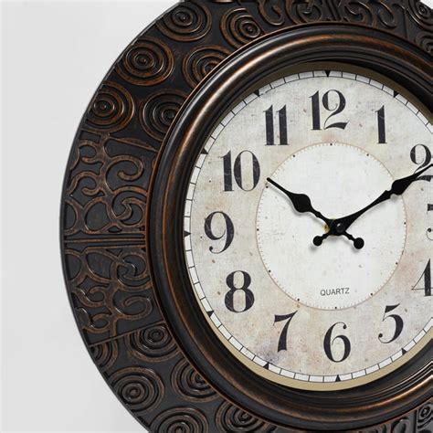 Buy Casablanca Swirl Border Round Wall Clock from Home Centre at just ...