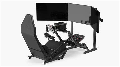 3D model F1 Racing Sim Gaming Setup with Monitors | 3D Molier International