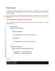 Image result for Destructor Computer Programming