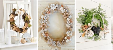 DIY Fall Leaf Wreath - Happy Happy Nester