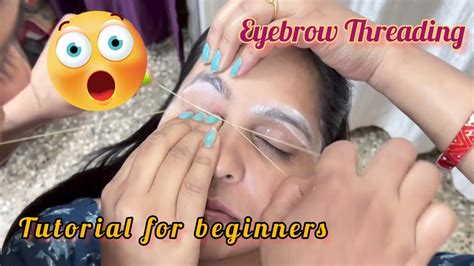 Image result for How Is Threading Eyebrows Done