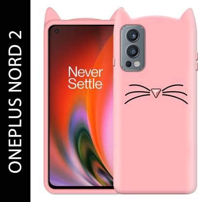 DIVYANKA® Rubberized Soft Silicone Girls Kitty Case Cover, Cute Ear Cat ...