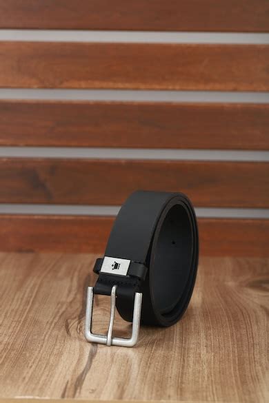 Buy Men Black Solid Genuine Leather Casual Belt Online - 866932 | Louis ...