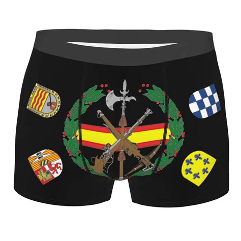 Spanish Boxer Shorts For Homme 3D Print Male Spain Coat of Arms ...