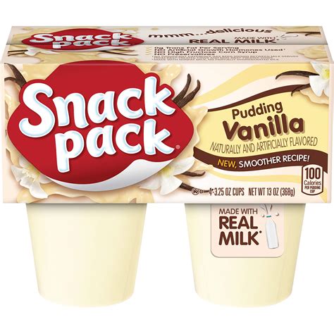Amazon.com : Snack Pack Chocolate Pudding Cups, 4 Count, 12 Pack ...
