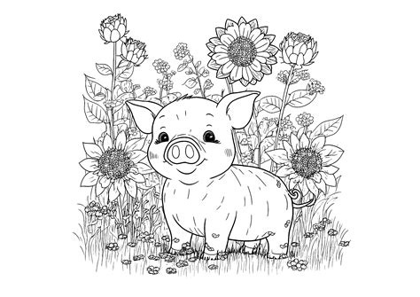 Pigs Coloring Pages Printable