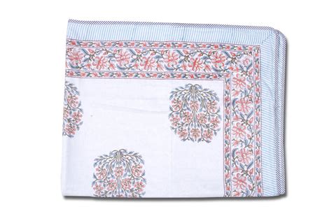 Cotton Handblock Dohars (Single) – CocoBee Home Linens