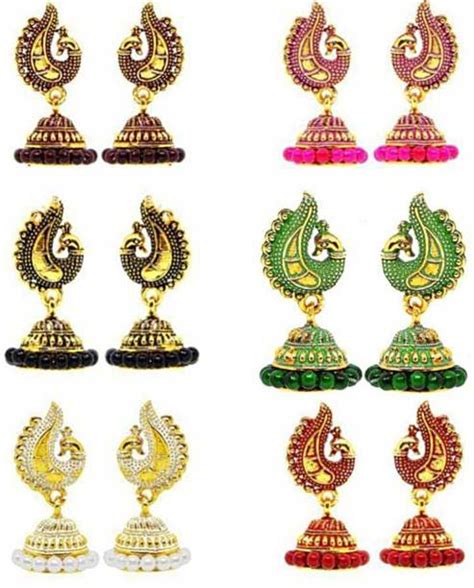 Jhumka Earrings - Upto 50% to 80% OFF on Jhumki online | Jhumka Designs ...