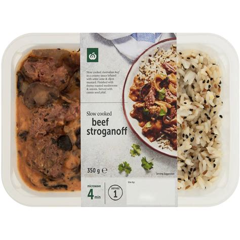 Calories in The Good Meal Co Beef Stroganoff and Rice calcount