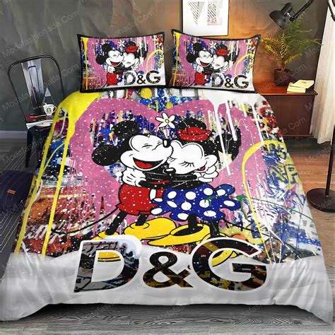Mickey Minne Street Style Dolce & Gabbana Christmas Bedding Sets ...