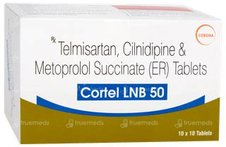 Cortel Lnb 50 Mg Tablet 10 - Uses, Side Effects, Dosage, Price | Truemeds