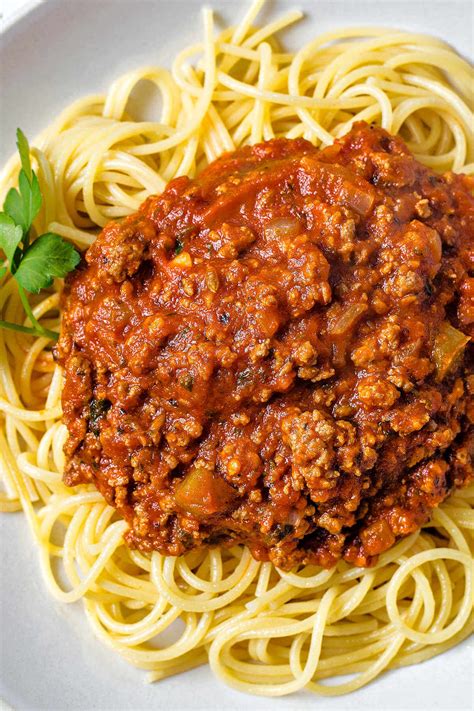 Best Homemade Italian Meat Sauce with Spaghetti - Life, Love, and Good Food