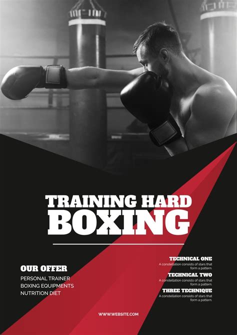 Boxing Promo Poster 的图像结果