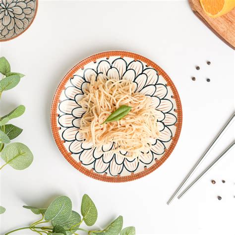 Abloom Ceramic Snack Plate 7.5 Inch