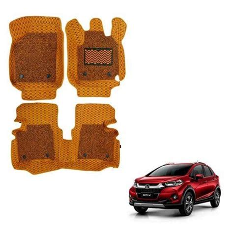 Honda WR-V Superior 7D Mat Carpet - Tan Colour | DriveStylish