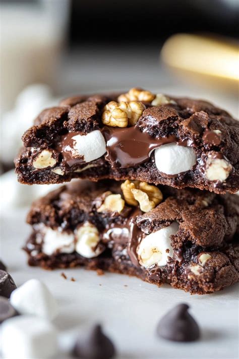 Rocky Road Cookies - Insanely Good