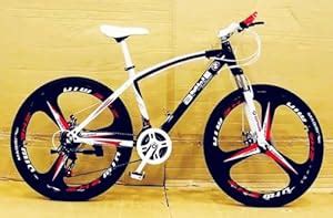 Buy NURAKSH Mountain Bike, 21 Speeds, High Carbon Steel Frame 26 inch ...
