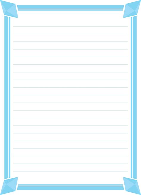 Printable Lined Paper With Borders