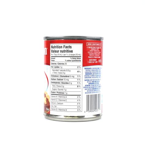 Evaporated Milk Nutrition Value at Ty Pace blog