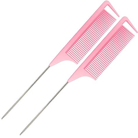 Rat Tail Combs for Hair Stylist, Parting Combs for Braiding Hair ...