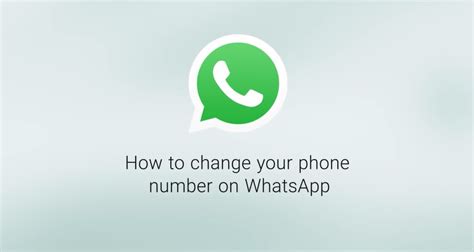How To Change Your Phone Number On WhatsApp? - Recruitment Zones