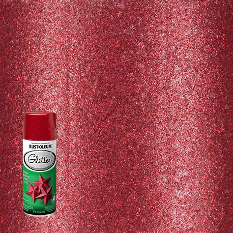 Red, Rust-Oleum Specialty Glitter Spray Paint- 10.25, 6 Pack - Walmart.com