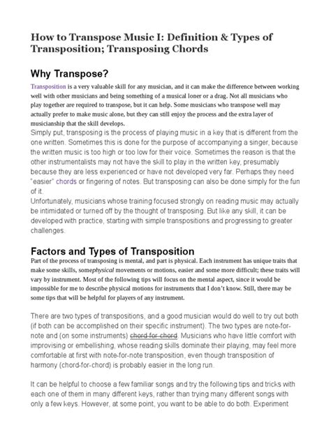 Transposition Music Tutorial 的图像结果