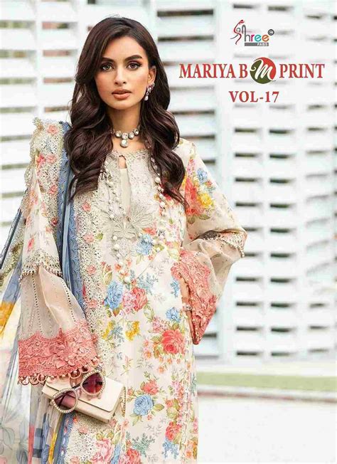 MARIYA B MPRINT VOL-17 BY SHREE FABS 3648 TO 3653 SERIES BEAUTIFUL ...