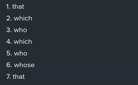 Exercise 7. Pick out the relative pronouns and their antecedents in ...