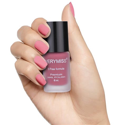 Buy VERYMISS Premium Nail Polish, Matte Finish, Rose Bud, 6 Ml Online ...