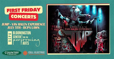 First Friday Concert Series with Jump - Americas Van Halen Experience ...